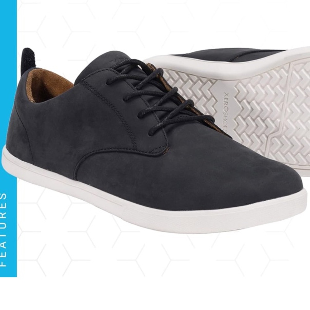Black and White Sneakers with Minimalist Design